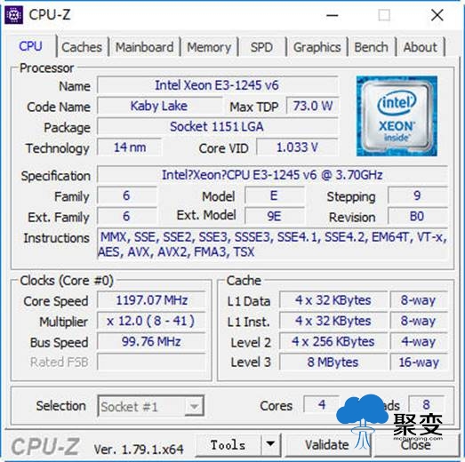 p320配置了单路四核八线程intel xeon e3-1245v6处理器,处理器基本